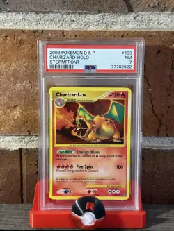 Pokemon 2008 Charizard #103 Holo Stormfront PSA 7 - Image 1