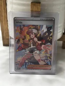 Pokemon TCG Hilda Trainer White Flare Holo Full Art SV 171/086 - Image 1