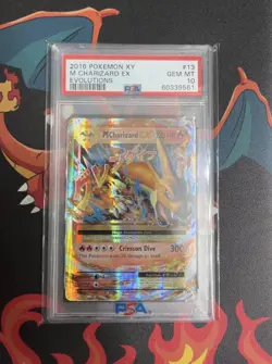 2016 Pokemon XY Evolutions M Charizard EX Holo #13 PSA 10 - Image 1