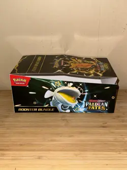 Paldean Fates Booster Bundle Display Box (Pokemon TCG) EMPTY BOX ONLY - Image 2