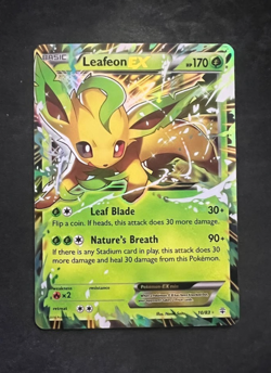 Leafeon EX 10/83 XY Generations Pokemon Card Ultra Rare Light Play - Image 1