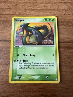 Seviper 23/108 - EX Power Keepers - Rare Stamped Holo LP Pokemon Card, 2007 - Image 1