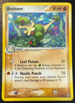 2005 POKEMON TCG BRELOOM EX DEOXYS HOLO 3/107 NM+ - Image 1