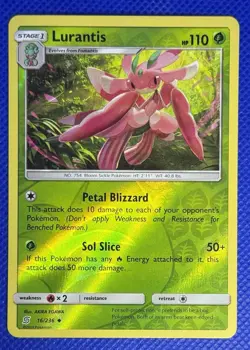 2019 Pokemon Lurantis 16/236 Reverse Holo Sun & Moon Unified Minds Uncommon - Image 1