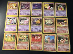 Pokemon 1st EDITION Gym Heroes Lot Set **ALL Common & Uncommon Pokemon** - Image 3