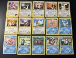 Pokemon 1st EDITION Gym Heroes Lot Set **ALL Common & Uncommon Pokemon** - Image 5