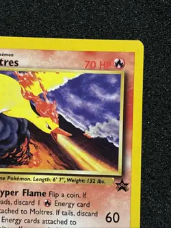 Pokemon Moltres Black Star Promo #21 Naoyo Kimura Corrected (Rare) WOTC NM+ WOW - Image 4