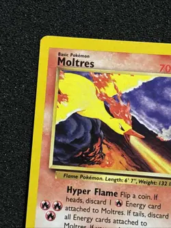 Pokemon Moltres Black Star Promo #21 Naoyo Kimura Corrected (Rare) WOTC NM+ WOW - Image 5