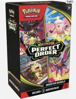 *PRESALE* Pokemon Center Booster Bundle, Mega Evolution Perfect Order - Image 1