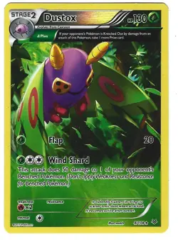 Dustox Reverse Holo x1 9/10 NM- Pokemon TCG Roaring Skies ROSD008-01 - Image 1