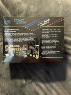 Pokemon Center Exclusive Crown Zenith ETB Elite Trainer Box Sealed Read - Image 2
