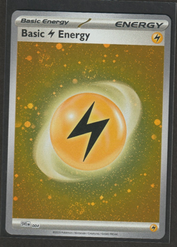 Basic Lightning Energy 004 Cosmos Holo Pokemon Scarlet & Violet NM - Image 1