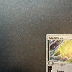Pokemon Tyranitar EX 17/17 Holo Ultra Rare Pop Series 1 - Image 3