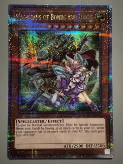 YUGIOH MAGICIANS OF BONDS AND UNITY GREEN ASIA ENGLISH DUNE-AE000 25TH FOIL QCSR - Image 1