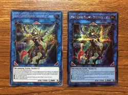 Yugioh Black Luster Soldier - Soldier Of Chaos BLHR-EN046 & ES01-AE046 - NM - Image 1