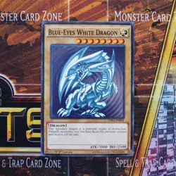 1x Blue-Eyes White Dragon (SDK Art) - Common - LDK2-ENK01 - 1st Ed - LP - Image 1