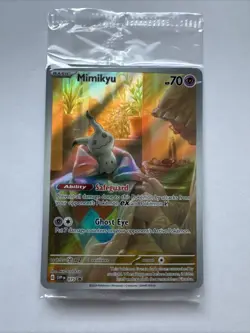 Pokemon TCG Mimikyu Scarlet & Violet Promo Card 075/Promo still sealed - Image 1