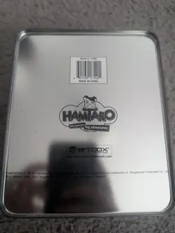 Hamtaro Trading Card Tin/Cards & Poster- Open But Has All Contents - Image 2