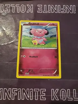 Snubbull 008/012 McDonald's 2014 Holo NM Card, Bad Edges And Corners. See images - Image 1