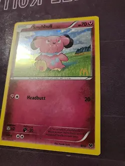 Snubbull 008/012 McDonald's 2014 Holo NM Card, Bad Edges And Corners. See images - Image 3