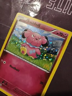 Snubbull 008/012 McDonald's 2014 Holo NM Card, Bad Edges And Corners. See images - Image 4