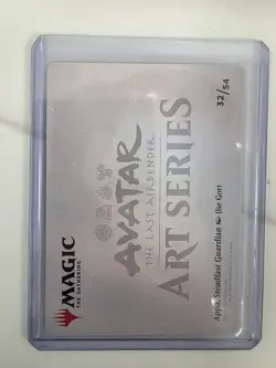 Appa, Steadfast Guardian Gold Stamped Art Card - 32/54 Avatar Art Series - Image 2