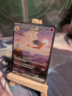 Pokemon Charizard EX Holo TCG Card 199/165 Scarlet & Violet 151 Series - Image 4