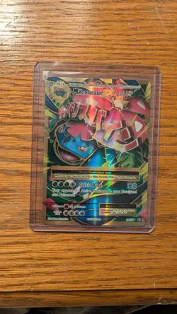 Pokemon TCG Mega-Venusaur-EX Evolutions Holo Full Art Ultra Rare Card 100/108 - Image 1