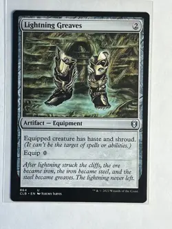Lightning Greaves Commander Legends: Battle for Baldur's Gate Regular - Image 1