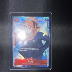 One Piece CCG Sanji Parallel Card OP10-005 Royal Blood SR NM Condition - Image 1
