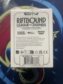 Riftbound League of Legends Trading Card Game Trial Deck Sealed Box - Image 2