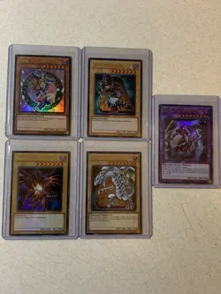 Vintage Yugioh Card Holo Collection 5 Cards - Image 1