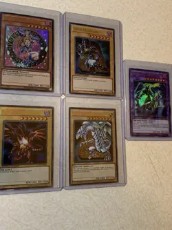 Vintage Yugioh Card Holo Collection 5 Cards - Image 2