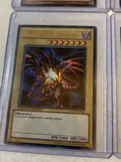 Vintage Yugioh Card Holo Collection 5 Cards - Image 3