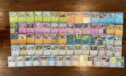 Pokemon TCG Prismatic Evolutions 71 Card Lot Reverse Holo/Holo Rare NO DUPES - Image 1
