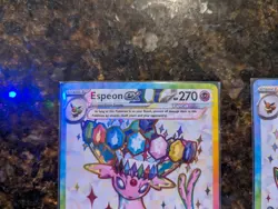 Pokemon Scarlet & Violet Promo Cards Umbreon 176 Espeon 176 SVP Black Star NM - Image 2