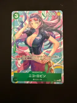 One Piece Card Game TCG Roronoa Zoro Nami Nico Robin Bandai Japan V-Jump Version - Image 4