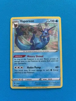 Vaporeon Swsh072 Swsh: Sword & Shield Promo Cards Holo - English - Image 1