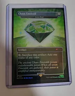 Chaos Emerald - Lotus Petal (7031) Secret Lair Drop Foil - Image 1