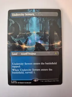 1x Undercity Sewers (Borderless) Murders at Karlov Manor Regular Rare 0332 NM x1 - Image 1