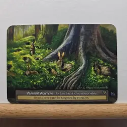 Varmint Warrens Non-Foil Elite Site Sorcery Contested Realm Arthurian Legends - Image 1