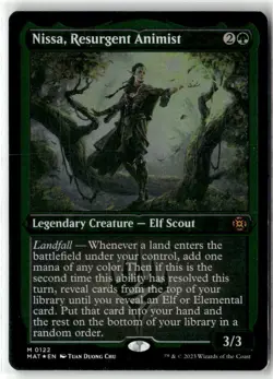 Nissa, Resurgent Animist (Foil Etched) M March of the Machine: The Aftermath 122 - Image 1