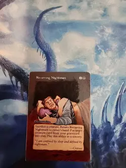 Recurring Nightmare Magic The Gathering MTG Exodus Altered - Image 1