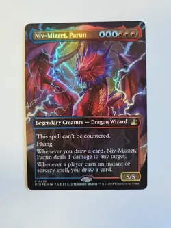 MtG Ravnica Remaster Anime Borderless Niv-Mizzet Parun - Image 1