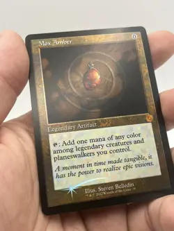 Mox Amber (FOIL) The Brothers’ War: Retro Frame Artifacts - LP MTG Magic - Image 1