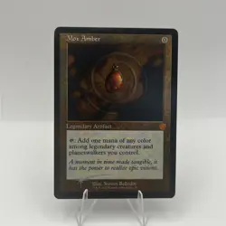 Mox Amber (FOIL) The Brothers’ War: Retro Frame Artifacts - LP MTG Magic - Image 2