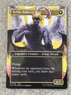 Kefka, Court Mage (Borderless) (0398) MTG Final Fantasy (FIN) NM/M - Image 2