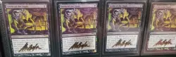 MTG 4 X FOIL SPOILS OF THE VAULT SHADOW SIGNED BY ARTIST - Image 1