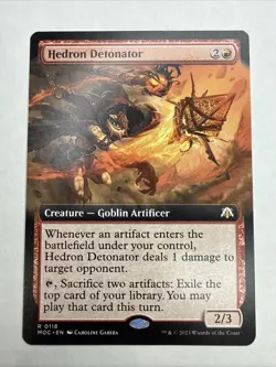 Hedron Detonator (Extended Art) Commander: March of the Machine Regular - Image 1