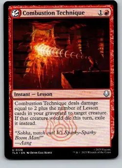 Avatar: The Last Airbender Magic: The Gathering Combustion Technique - Image 1